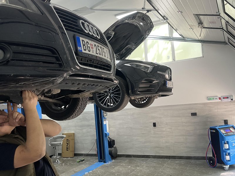 auto klime dača - servisne usluge - punjenje klime